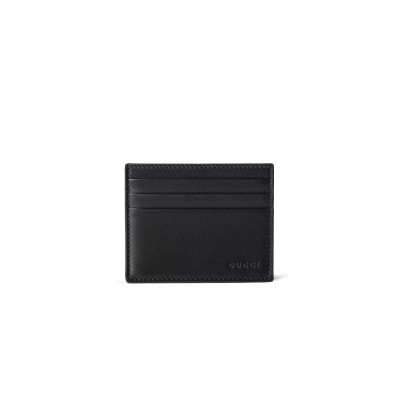 GUCCI GG EMBLEM EMBOSSED CARD CASE ‎818952 (10*8cm)